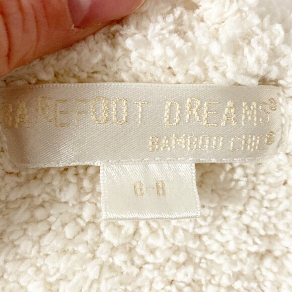 Barefoot Dreams Bamboo Chic Cozy Knit Robe with Hood Size 6-8 - Picture 4 of 6